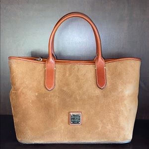 Dooney & Bourke suede handbag/cross body